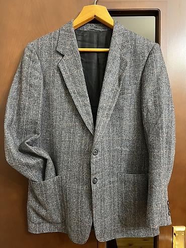 Kişi geyimləri: Kişi tweed blazer/caket - Material: qalın toxumalı tweed — 4