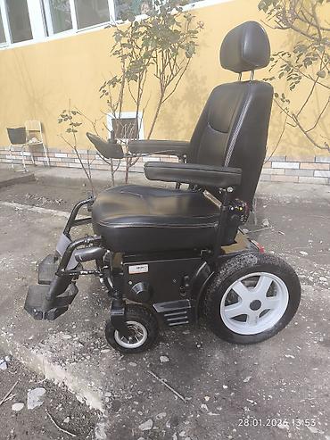 Инвалидные коляски: Elektron motorlu əlil arabası saz vəziyyətdə. Təzə akmulyator qoymuşam — 3