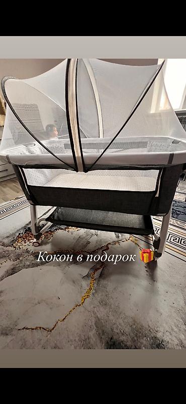 спальный мешок пакистанский: Люлька, Б/у, Колыбель, Переноска, Качалка, цвет - Серый, Самовывоз — 1