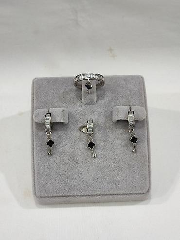 Серебряные наборы украшений: Серебряный Набор в стиле Ванклиф Серебро 925 пробы Дизайн Италия — 7