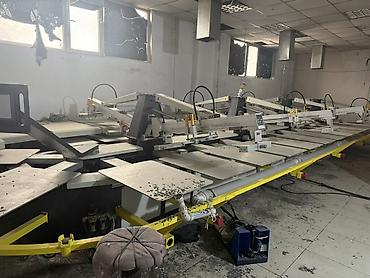 Готовый бизнес: Ручной карусельный трафаретный станок для шелкографии - Тип — 5