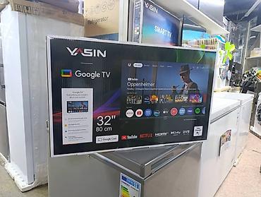 телевизор диагональ 72: Телевизор YASIN 32" (80 см) - Платформа: Google TV (доступ к YouTube — 1