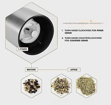 Ostali kuhinjski aparati: Električne mlinice za so i biber – set od 2 komada - Kućište od — 10