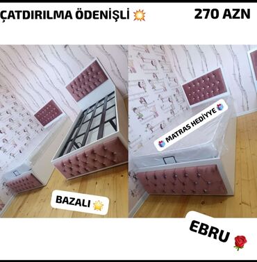 iki nəfərlik çarpayı: 😍Tək Çarpayı😍 🤩 Si̇fari̇şlə Və Yeni̇ 🤩 Qiymət : 270 Manat Rəng