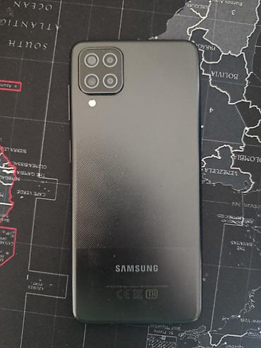 samsung 10a: Samsung Galaxy A12, 32 GB, rəng - Qara, Barmaq izi, Face ID, İki sim kartlı — 1