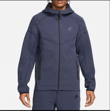 найк толстовка: Мужская толстовка, M (EU 38), Nike, Новый, цвет - Синий, Самовывоз