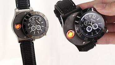 Другие наручные часы: Наручные часы с электронной зажигалкой USB в подарочной упаковке — 5