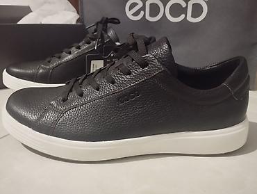 Мужские кроссовки, 42, Ecco, Новый, цвет - Черный