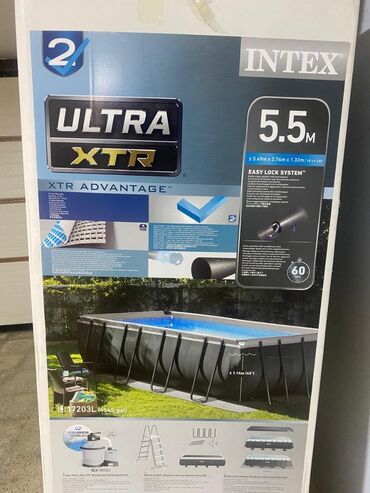 Hovuzlar: İşlənmiş Karkas Hovuz Intex, 5.1 - 6 m, ≥ 5001 l