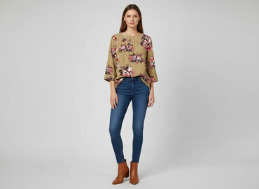 miho's ubrania: Women's blouse, size M