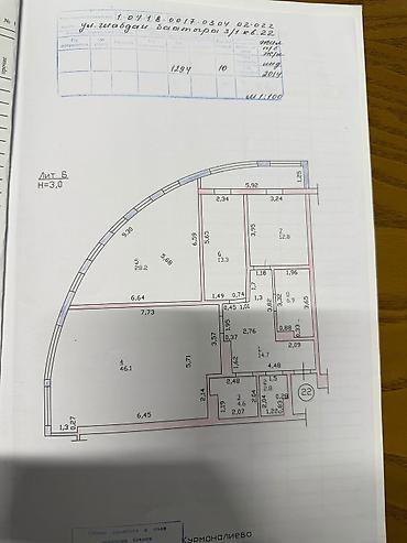 продаю гараж ош: 3 комнаты, 130 м², Элитка, 10 этаж, ПСО (под самоотделку) — 9