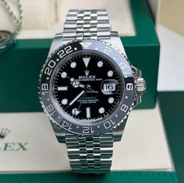 Αξεσουάρ γάμου: Rolex GMT Master II Batman With box silver bracelet acier 42mm