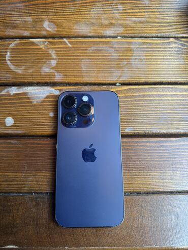 Apple iPhone: IPhone 14 Pro, 256 GB, Deep Purple, Face ID, Sənədlərlə