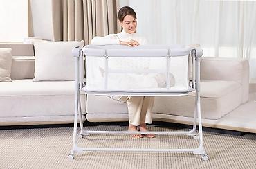 Uşaq dünyası: 👶💙 **CoolBaby Sensor Hərəkətli Elektron Beşik – Ağıllı Texnologiya — 6