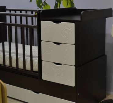 кровать для новорожденных: Кровать-трансформер, Для девочки, Для мальчика, Б/у