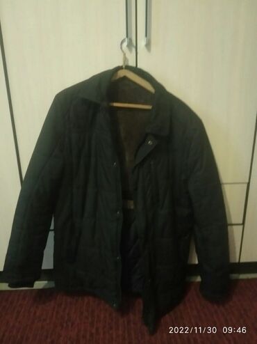 мужское куртки: Куртка цвет - Черный