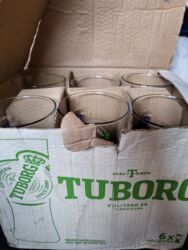 Čaše: Case nove za pivo Tuborg. Nove vintaz case,komada 6 u ceni — 3