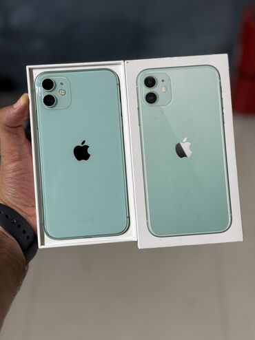 кнопочный телефон apple: IPhone 11, 64 GB, Yaşıl