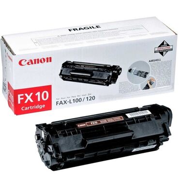 черная бумага: Картридж Canon FX-10, черный, новый подходит для следующих