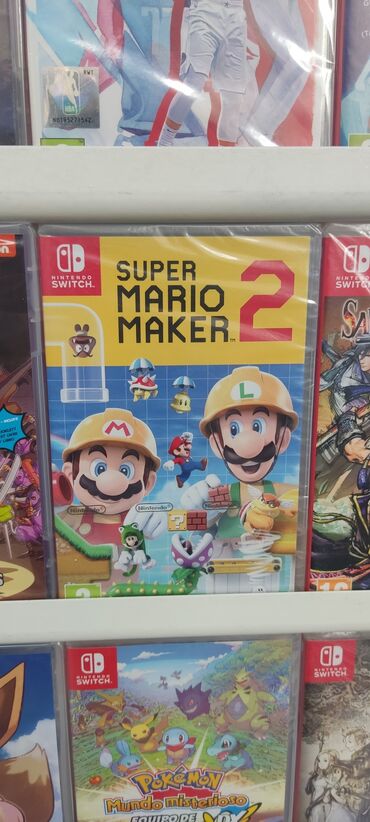 нинтендо: Nintendo switch üçün super mario maker 2 oyun diski. Tam original