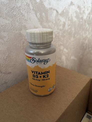 novamin vitamin: Solaray Vitamin D3 + K2(30man), sümüklərin sağlamlığı üçün ideal