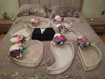 Xonça: Nişan Xınayaxdı üçün bəzəkli xonça dəsti Almaq istədikdə Whatsappla — 1