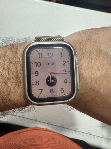 ilham aliyev watch: İşlənmiş, Smart saat, Apple, Аnti-lost, rəng - Gümüşü