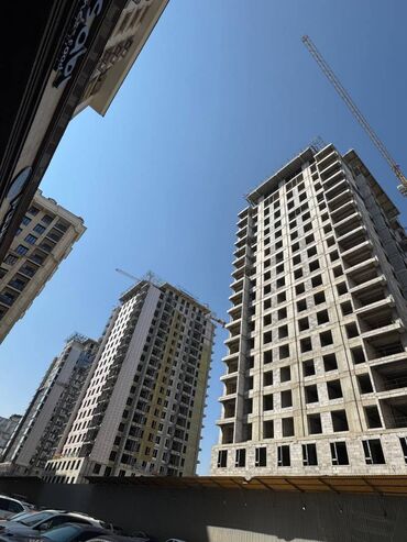 квартира долгосрочное кызыл аскер: 2 комнаты, 86 м², Элитка, ПСО (под самоотделку)