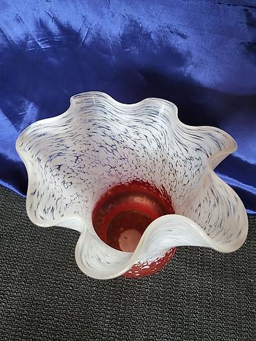 Vaze i saksije: Murano vaza,rucni rad 1960,70ta.god. Vaza murano,splatter glass- — 7