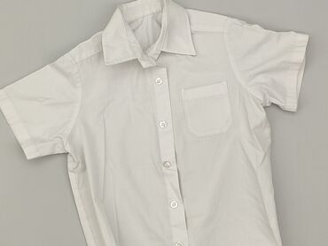 krótki top na ramiączkach: Shirt 3-4 years, condition - Good, pattern - Monochromatic, color - White