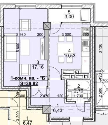 Продажа квартир: 1 комната, 40 м², Элитка, 5 этаж, Евроремонт — 12