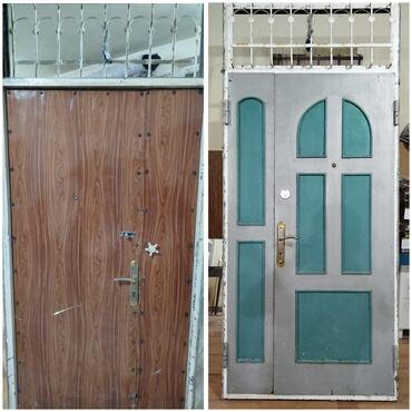 col qapilari: Seyf qapı satılır. Qiymət 230 azn, ağır qapıdır. Ölçü 110*250. Ünvan
