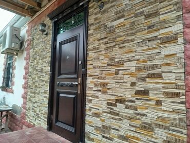 Жидкие обои: Dekorativ daş üzlük panelləri - Material: süni dekorativ daş (beton