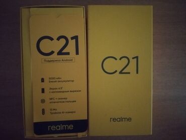 Realme C21, 64 GB, rəng - Qara, Sensor, Barmaq izi, İki sim kartlı