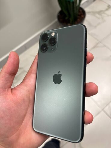 айфон 15pro: IPhone 11 Pro, Колдонулган, 256 ГБ, Жашыл, 70 %