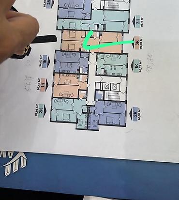 3 комнаты, 99 м², Элитка, 11 этаж, ПСО (под самоотделку) at lalafo.kg 3 комнаты, 99 м², Элитка, 11 этаж, ПСО (под самоотделку)