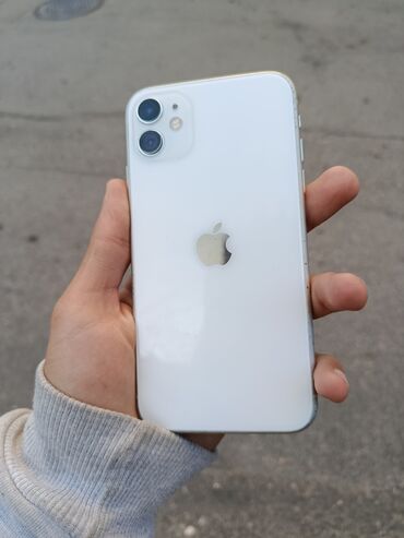 Apple iPhone: IPhone 11, 64 GB, Ağ, Face ID