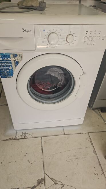Paltaryuyan maşınlar: Paltaryuyan maşın Siemens, 5 kq, Avtomat, Qurutmasız, Kredit yoxdur