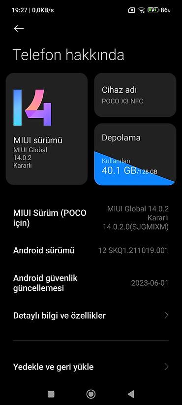 sensor telefon: Poco X3 NFC, 128 GB, rəng - Qara, Sensor — 3