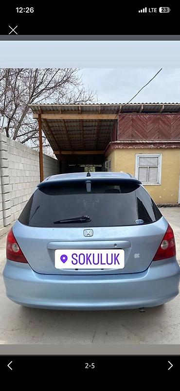 15 хонда: Honda Civic: 2001 г., 1.5 л, Вариатор, Бензин, Хэтчбэк — 3