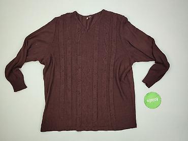 bordowe botki ccc: Sweter damski, rozmiar 3XL — 2