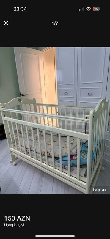 tek oglan sekilleri: Oğlan və qız üçün, Dördbucaq, Beşik, Dəst ilə, Matras ilə, Yellənmə mexanizm ilə