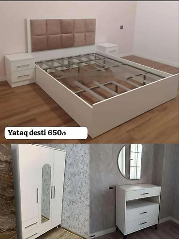 et: İkinəfərlik çarpayı, Tumba, Dolab, 2 tumba, Azərbaycan, Yeni — 1