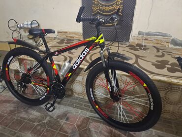 velosiped 26 ucuz: Dağ velosipedi Adidas, 26", sürətlərin sayı: 21