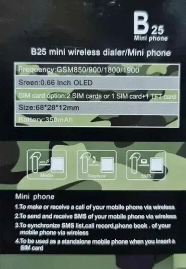 kuca plastike sombor – слике: Mini telefon-Mini mobilni telefon-Mobilni telefon B-25- Mini