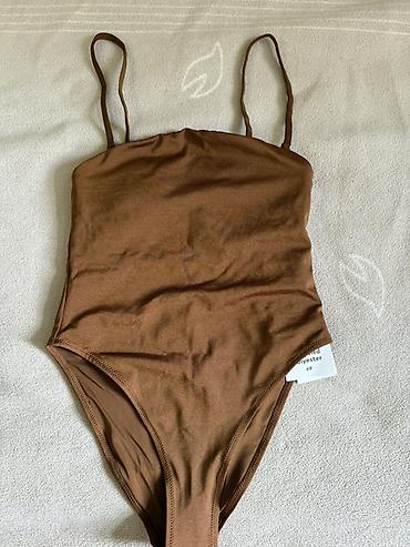 фирмен купальник: Слитный купальник H&M, модель бандо. - Цвет: тёплый — 5