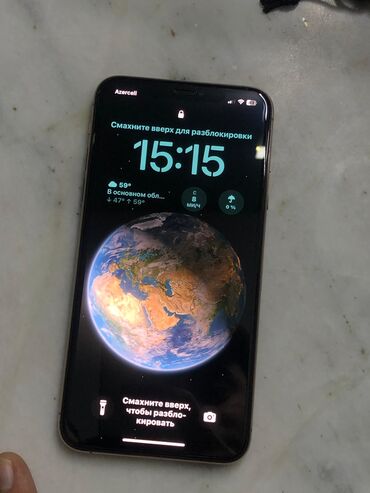 yuxa bisiren: IPhone 11 Pro Max, 256 GB, Qızılı, Face ID, Simsiz şarj