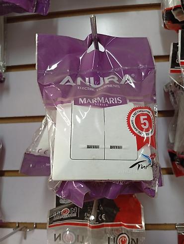 Двойной выключатель ANURA Marmaris - Серия: Marmaris - Тип
