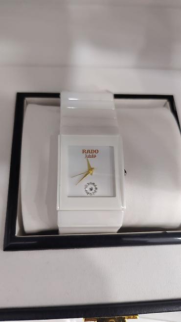islenmis saat: Rado Jubilé kolleksiyası – ağ keramikli kvadrat/ düzbucaqlı korpuslu — 3