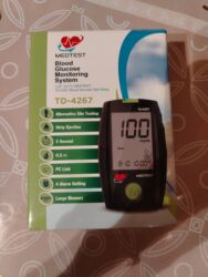 Медицинское оборудование: Medtest TD-4267 Qlükometr – Qanda şəkər səviyyəsinin monitorinq